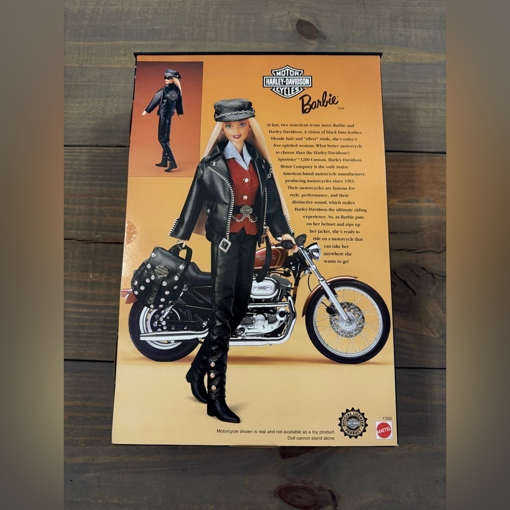 Mattel Barbie Harley-Davidson NIB 1st in its series - Picture 5 of 9